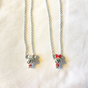 Mickey and Minnie Couples Necklaces
